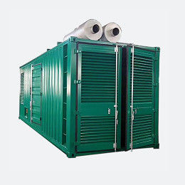 หน่วยกําเนิดไฟฟ้าแบบถัง 100KW สําหรับผลิตพลังงานที่ยั่งยืนและยาวนาน