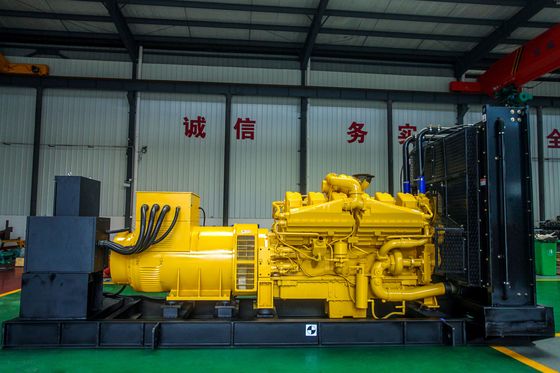 เครื่องผลิตเชื้อเพลิงก๊าซธรรมชาติที่มีพลังงาน 800KW-1500KW สําหรับโครงการขนาดใหญ่