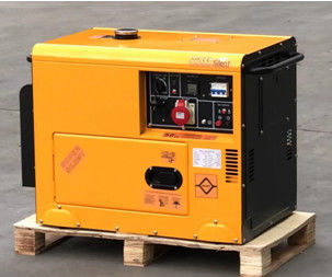CCSN 8KW / 10KVA เครื่องกําเนิดดีเซลแบบพกพาที่เงียบ 220V สามเฟส 380V เสียงต่ํา